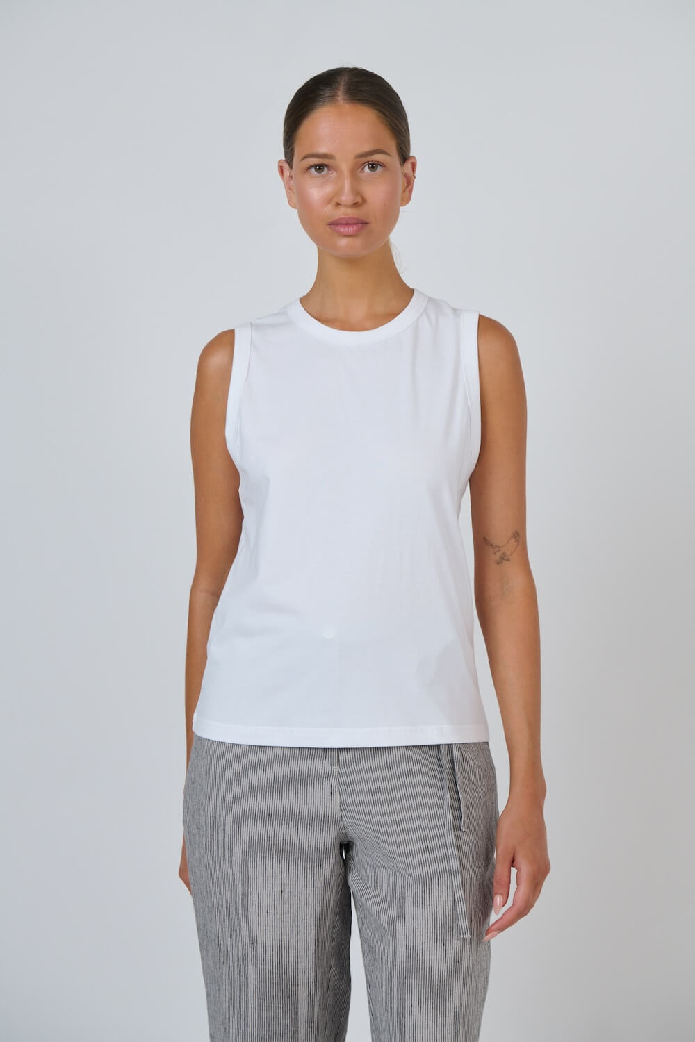 Naturals by O & J - Classic Singlet (GA742) - White