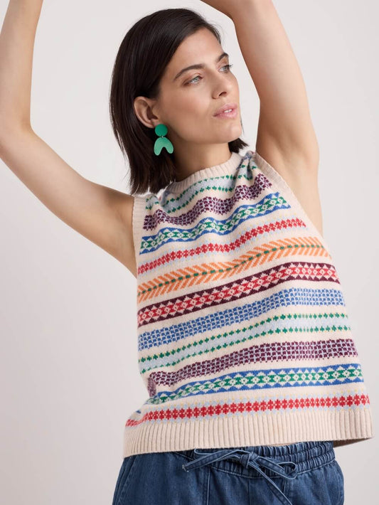Seasalt - Percella Cove Vest - Knit Abstraction Multi
