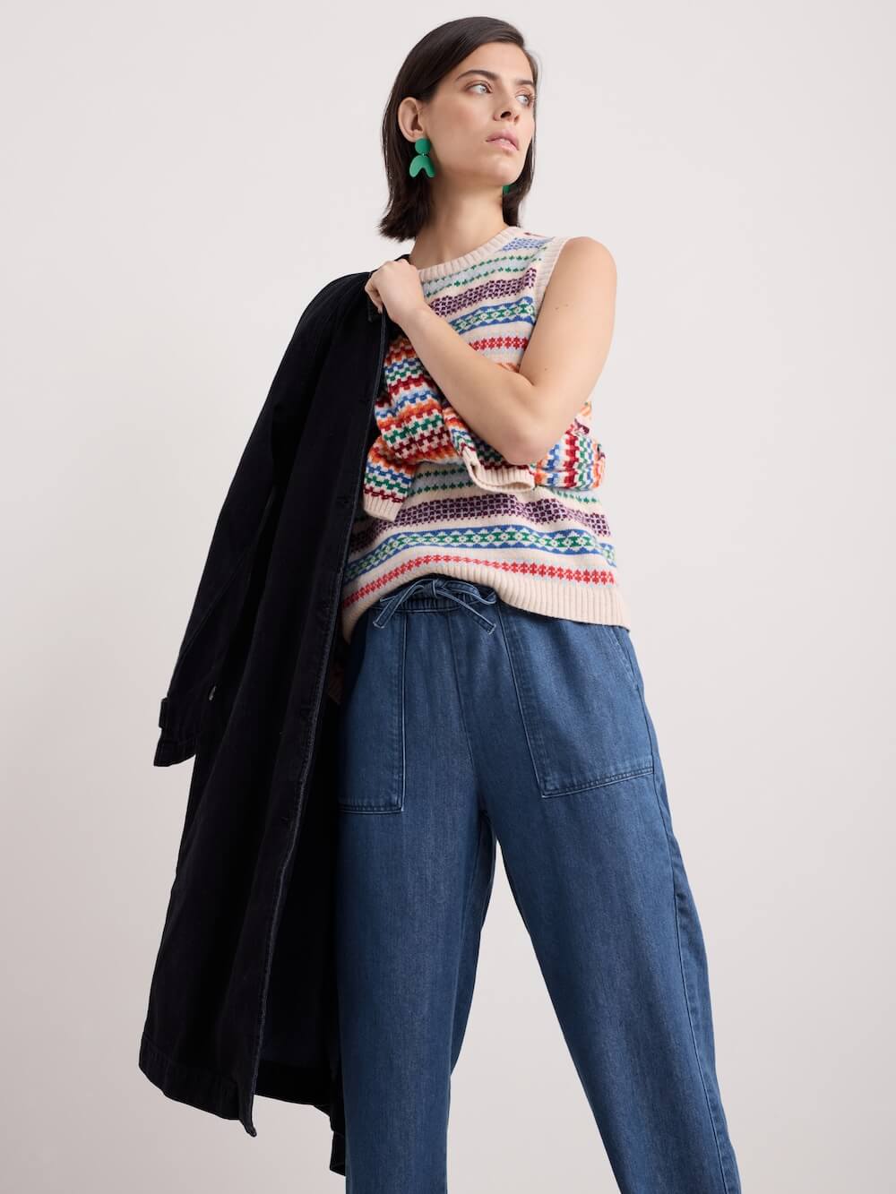 Seasalt - Percella Cove Vest - Knit Abstraction Multi