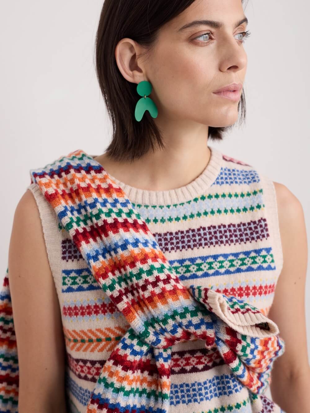 Seasalt - Percella Cove Vest - Knit Abstraction Multi
