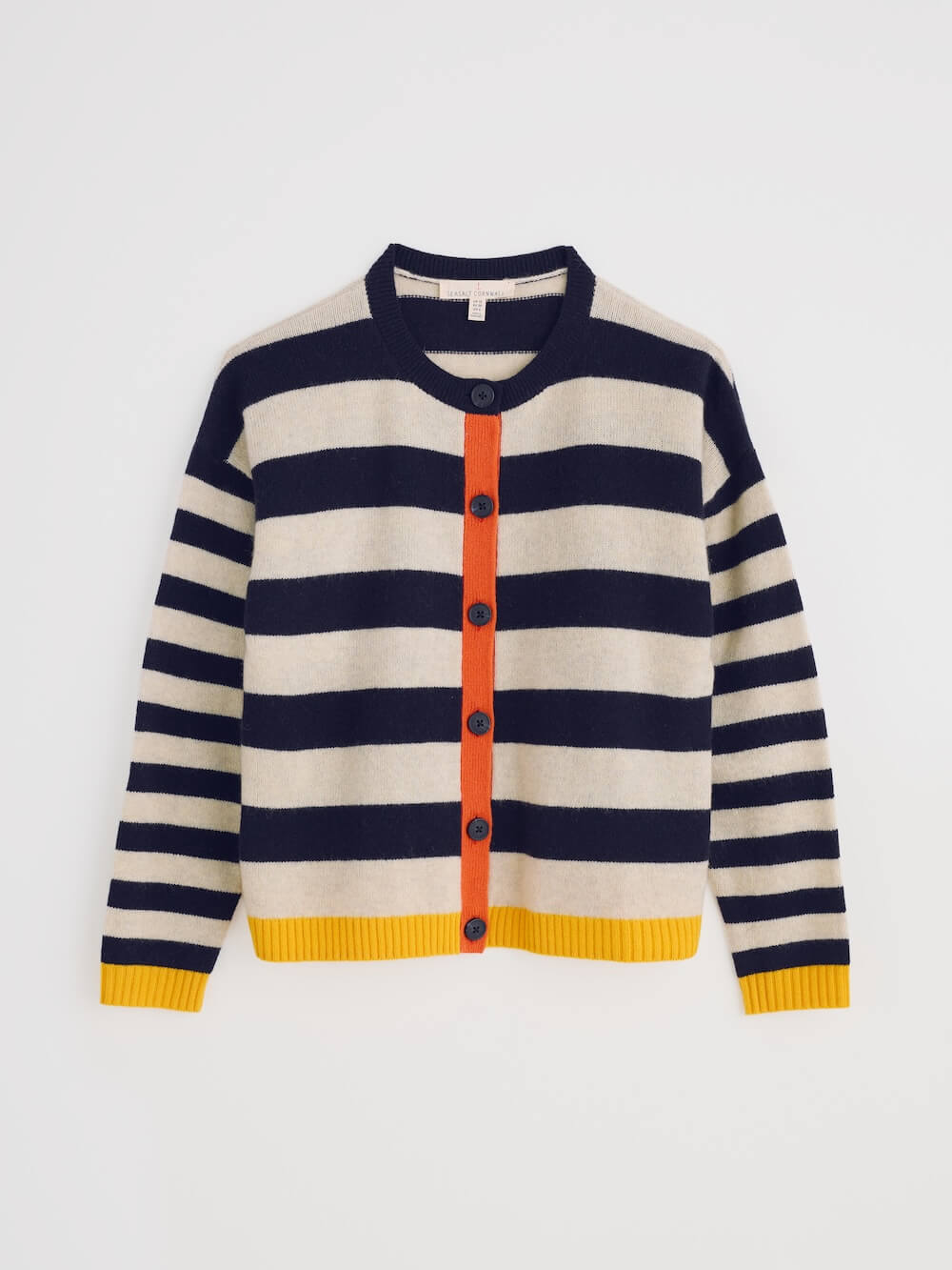 Seasalt - Pinwell Cardigan - Bright Shape Maritime Mix