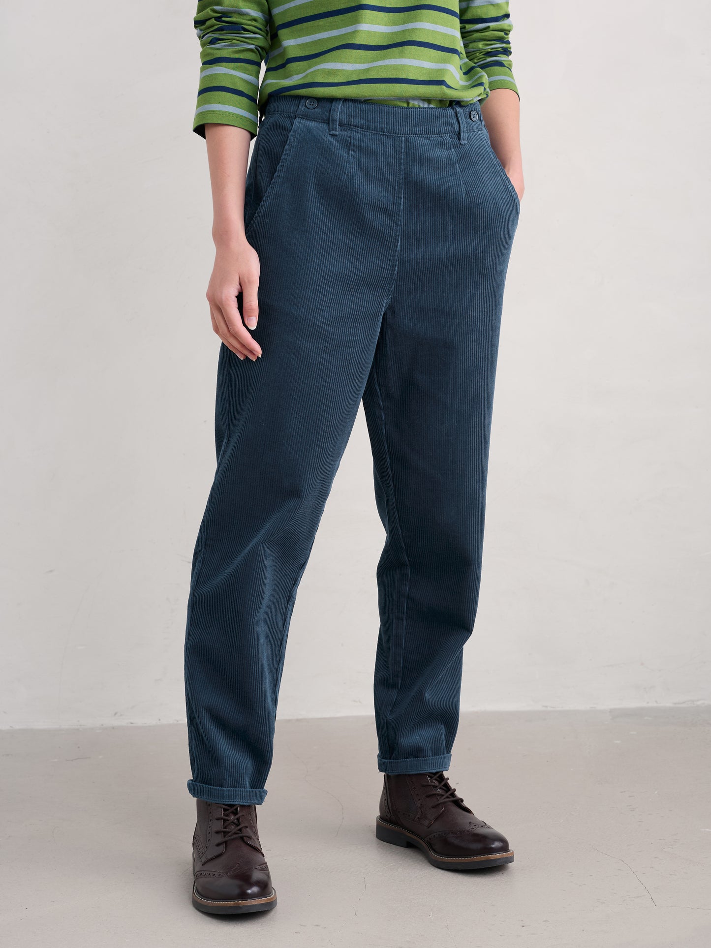 Seasalt Porfell Trousers - Sea Cave