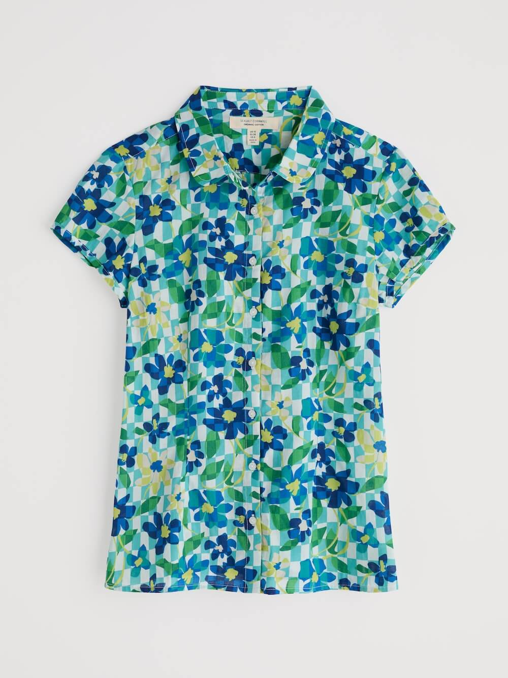 Seasalt - Rushmaker Shirt - Picnic Floral Chalk