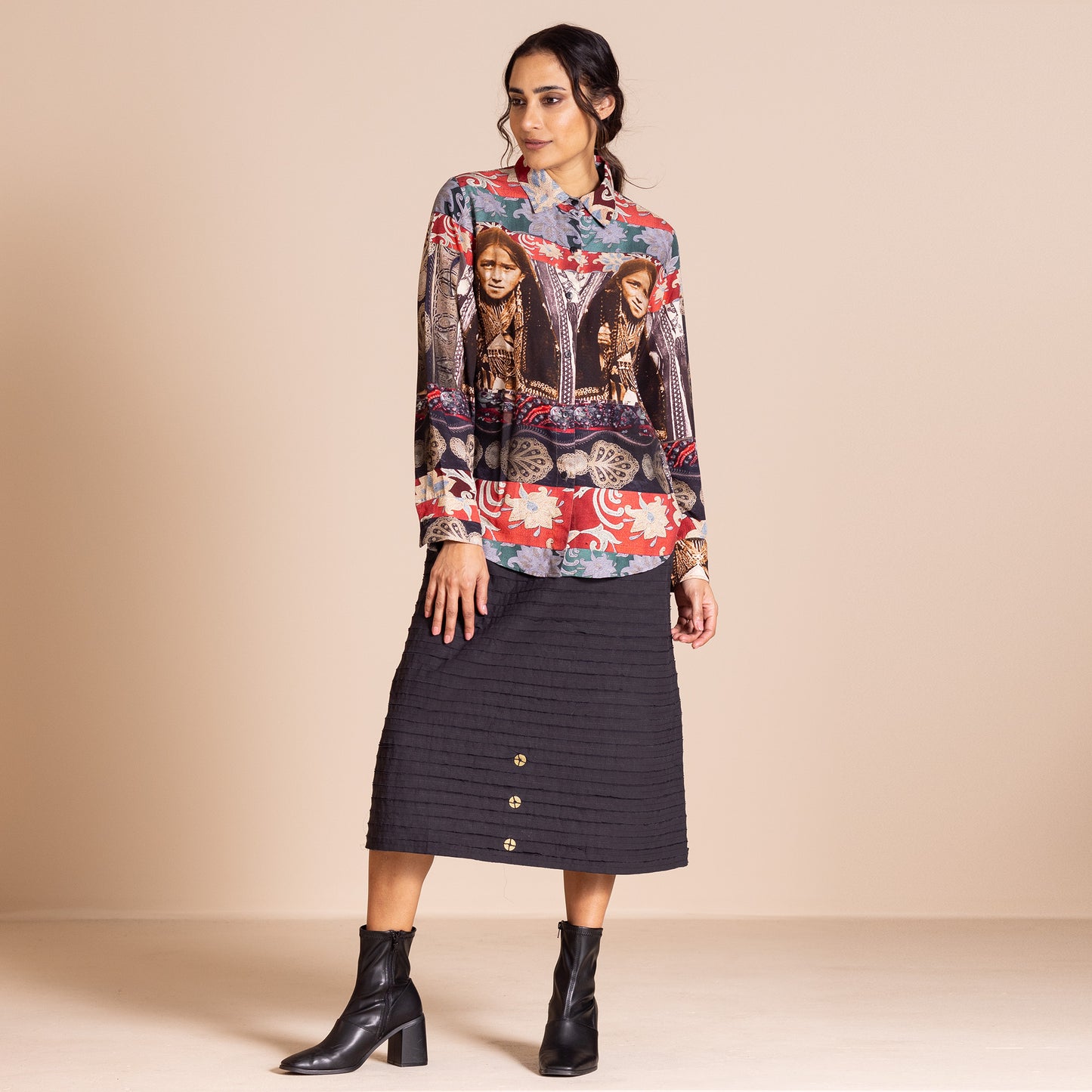 Megan Salmon Samarkand Liberty Shirt