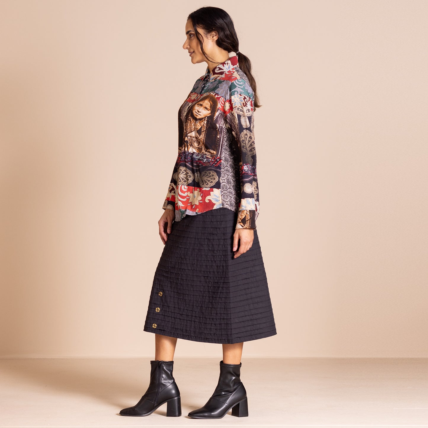 Megan Salmon Samarkand Liberty Shirt