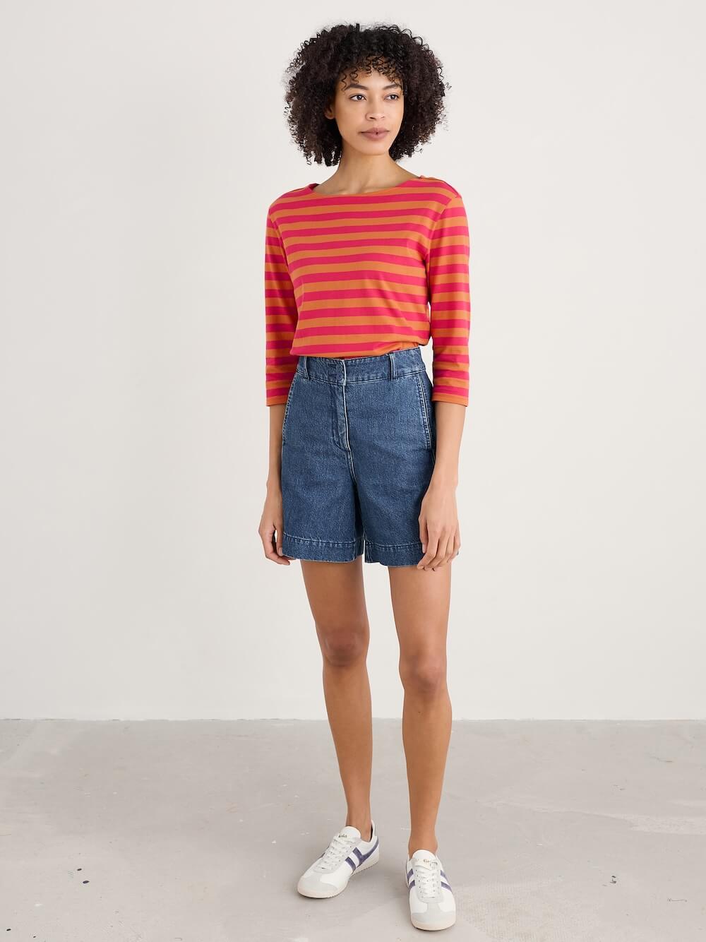 Seasalt - Sailor Top - Scallion Wild Raspberry