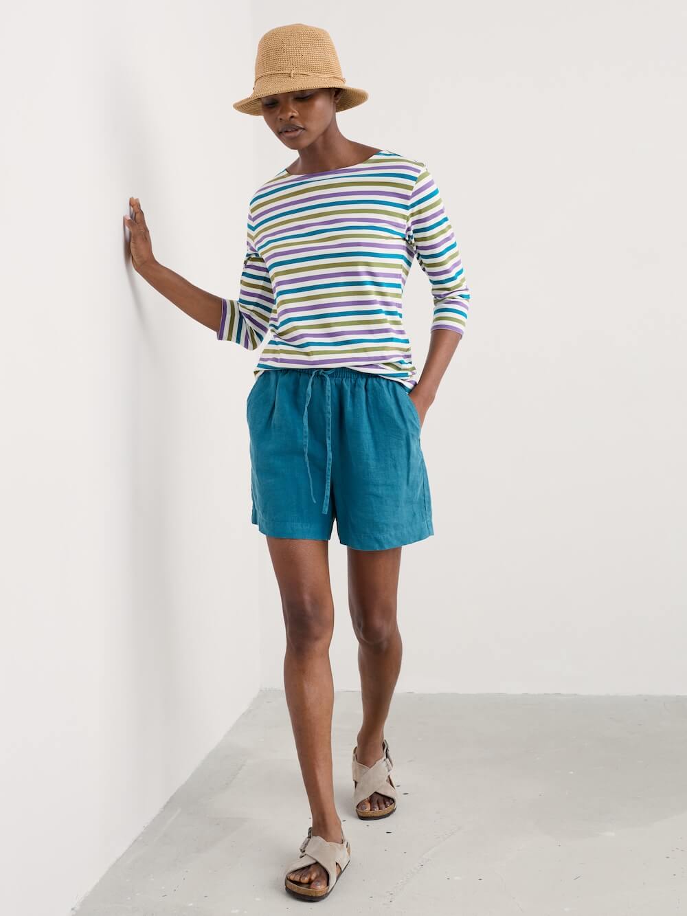 Seasalt - Sailor Top - Tri Mini Cornish Pansy