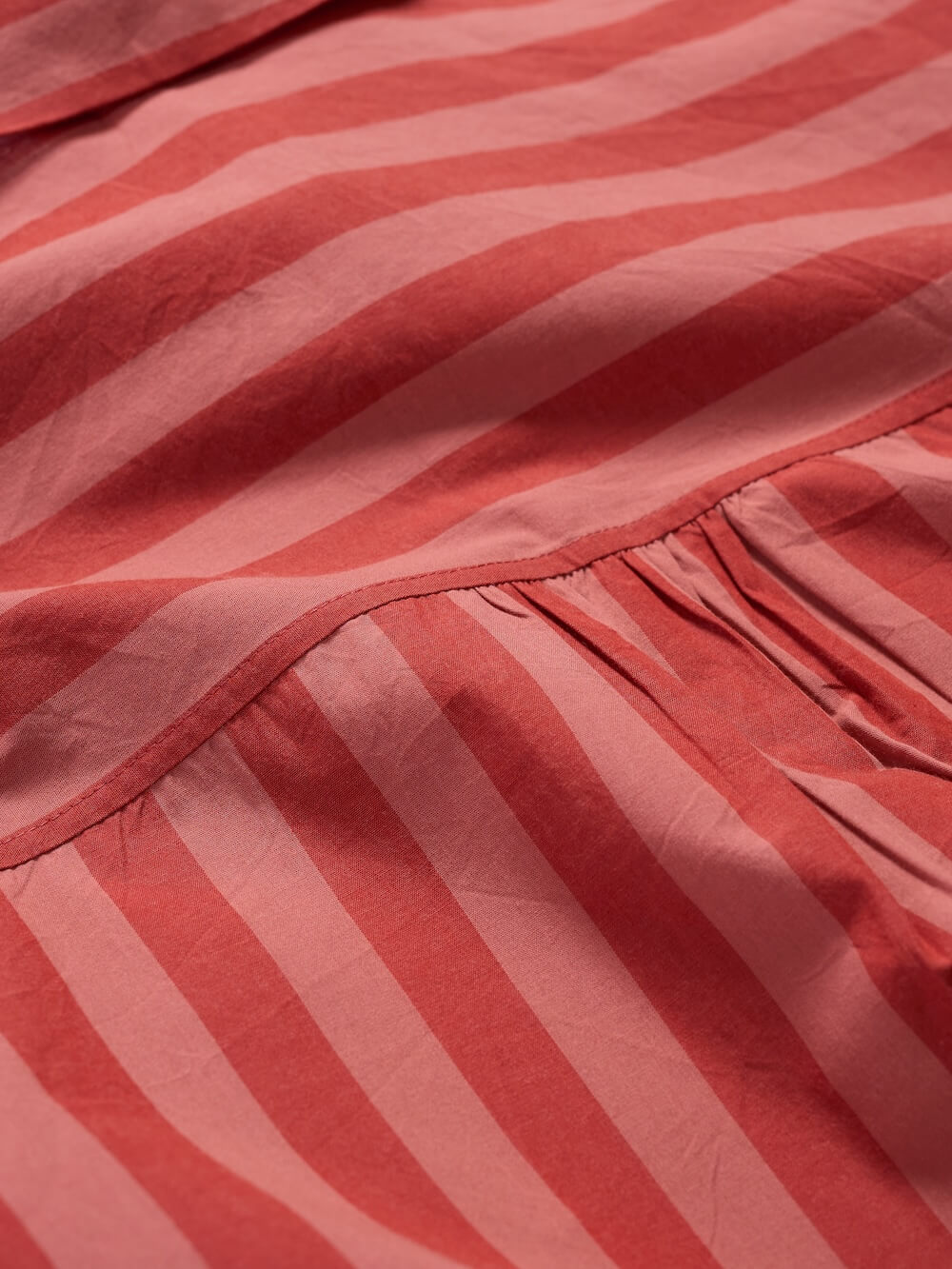 Seasalt - Sea Path Shirt - Scallion Stripe Dark Cinnamon