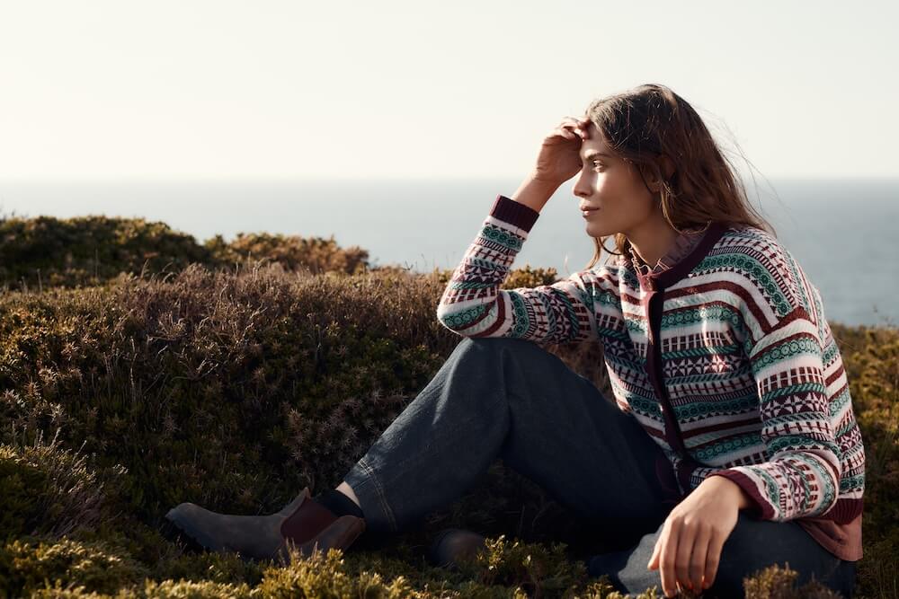 Seasalt - Copperhouse Cardigan - Float Sardine Multi