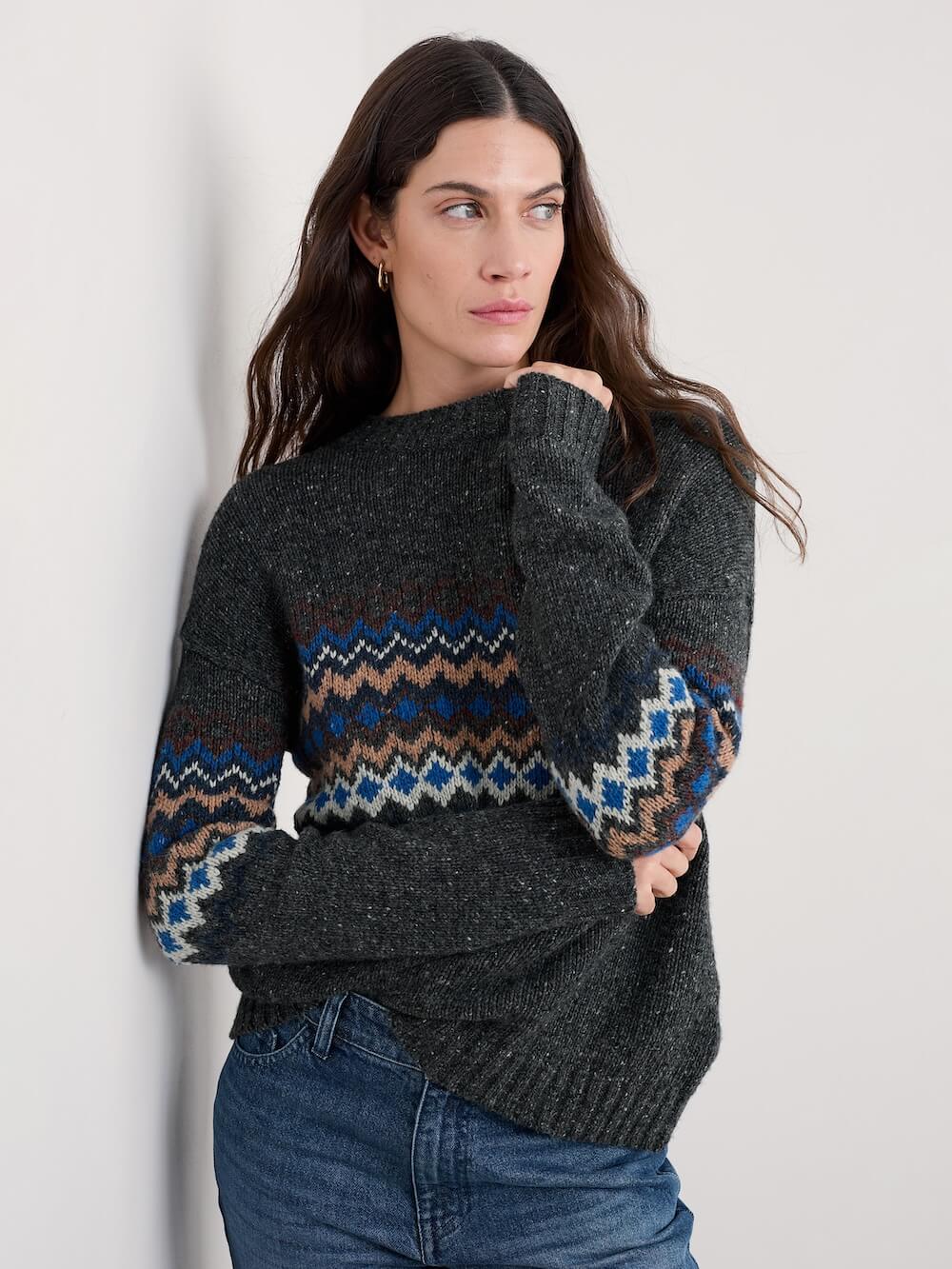Seasalt - Golden Light Jumper - Sonata Coal Jetty Mix