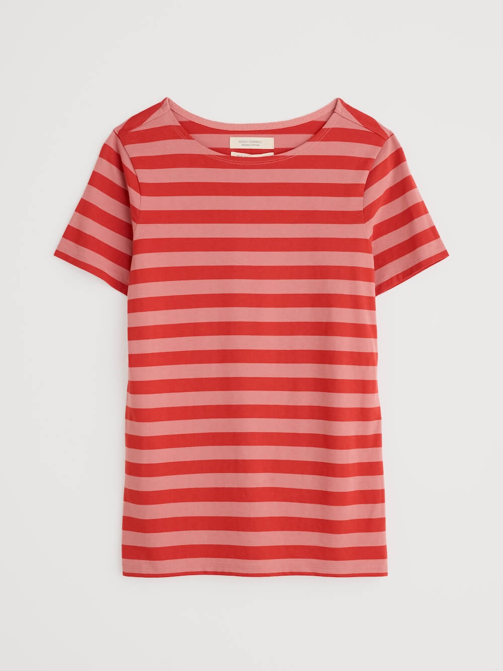 Seasalt - Sailor T-Shirt - Cornish Rose Dew Dark Cinnamon