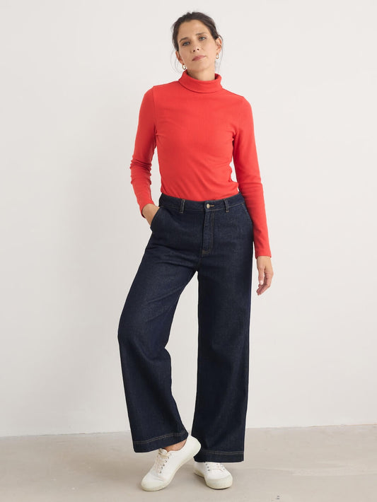 Seasalt - Sennen Cove Jean - Dark Wash Grain