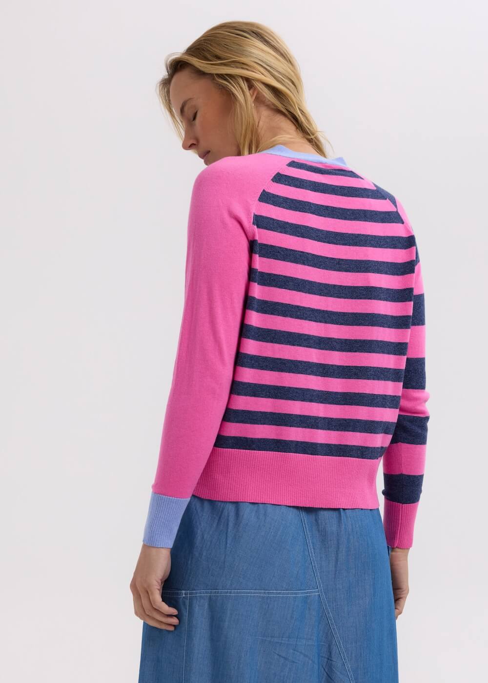 Zaket & Plover - Split Cardi - Pink ZP7704