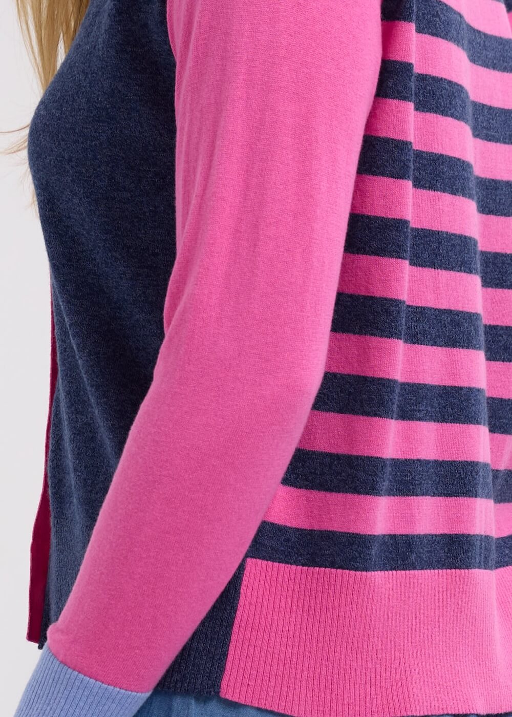 Zaket & Plover - Split Cardi - Pink ZP7704