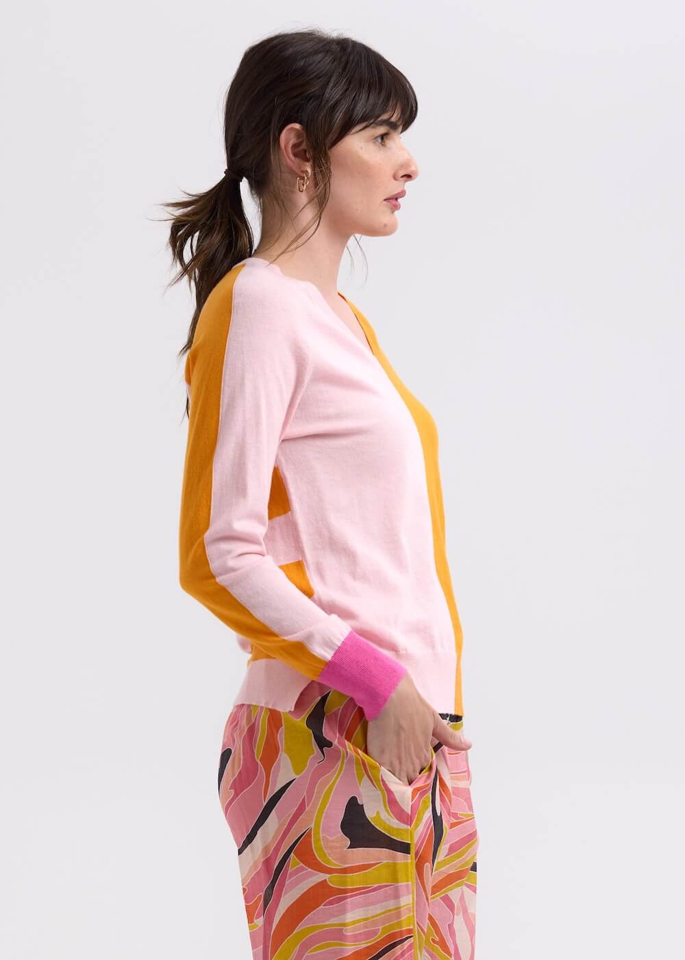 Zaket & Plover - Split Jumper - Blush ZP7706