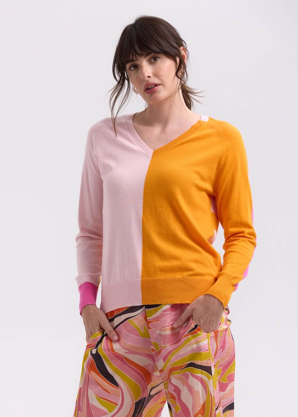 Zaket & Plover - Split Jumper - Blush ZP7706
