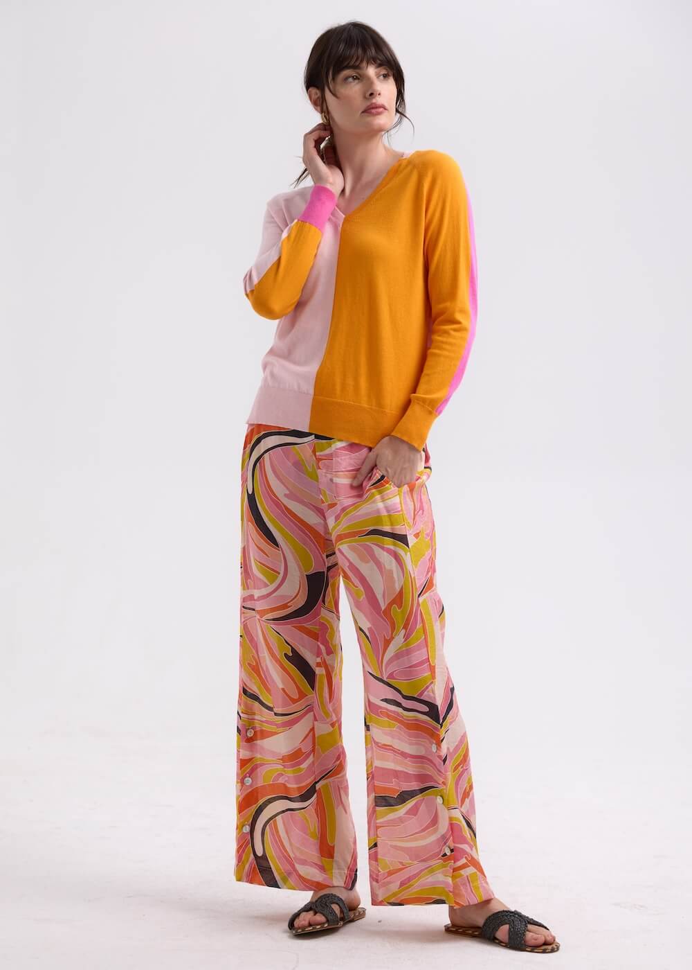 Zaket & Plover - Split Jumper - Blush ZP7706