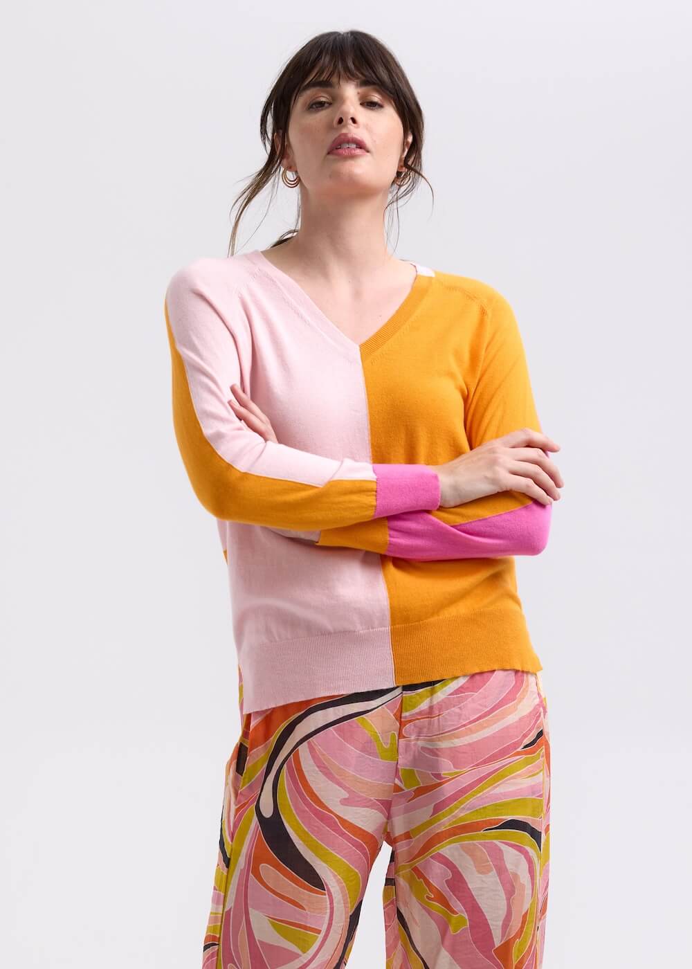 Zaket & Plover - Split Jumper - Blush ZP7706