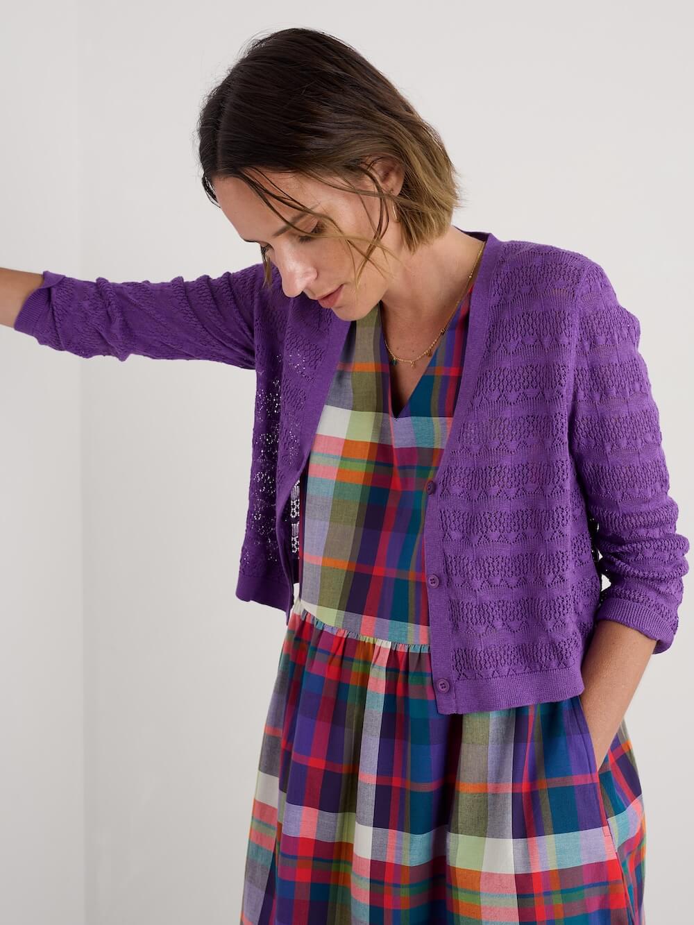 Seasalt - Sweet Day Cardigan - Pansy