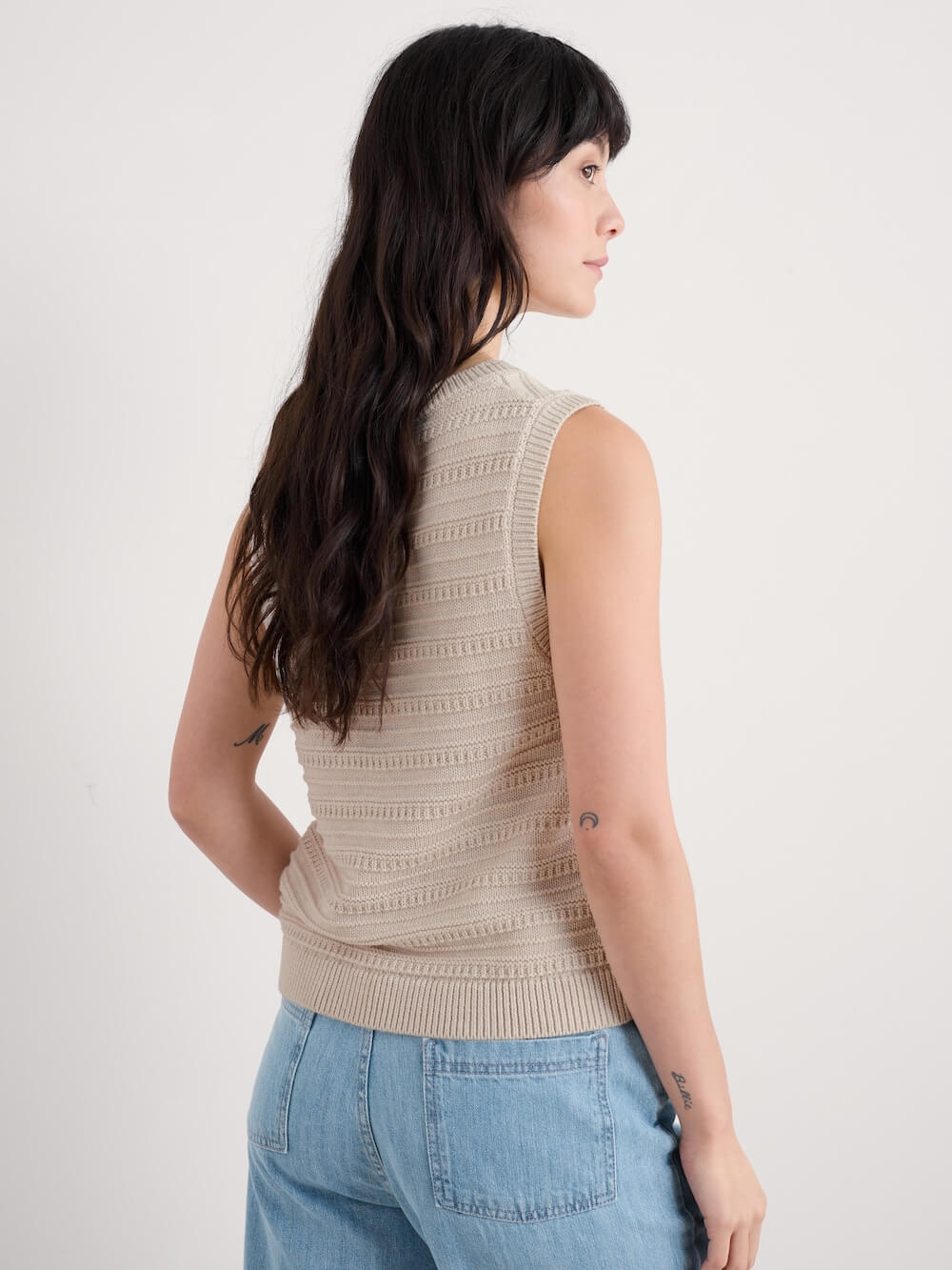 Seasalt - Tepel Vest - Chalk