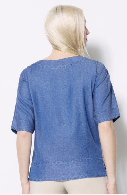 UP Collection Short Sleeve Tencel Top