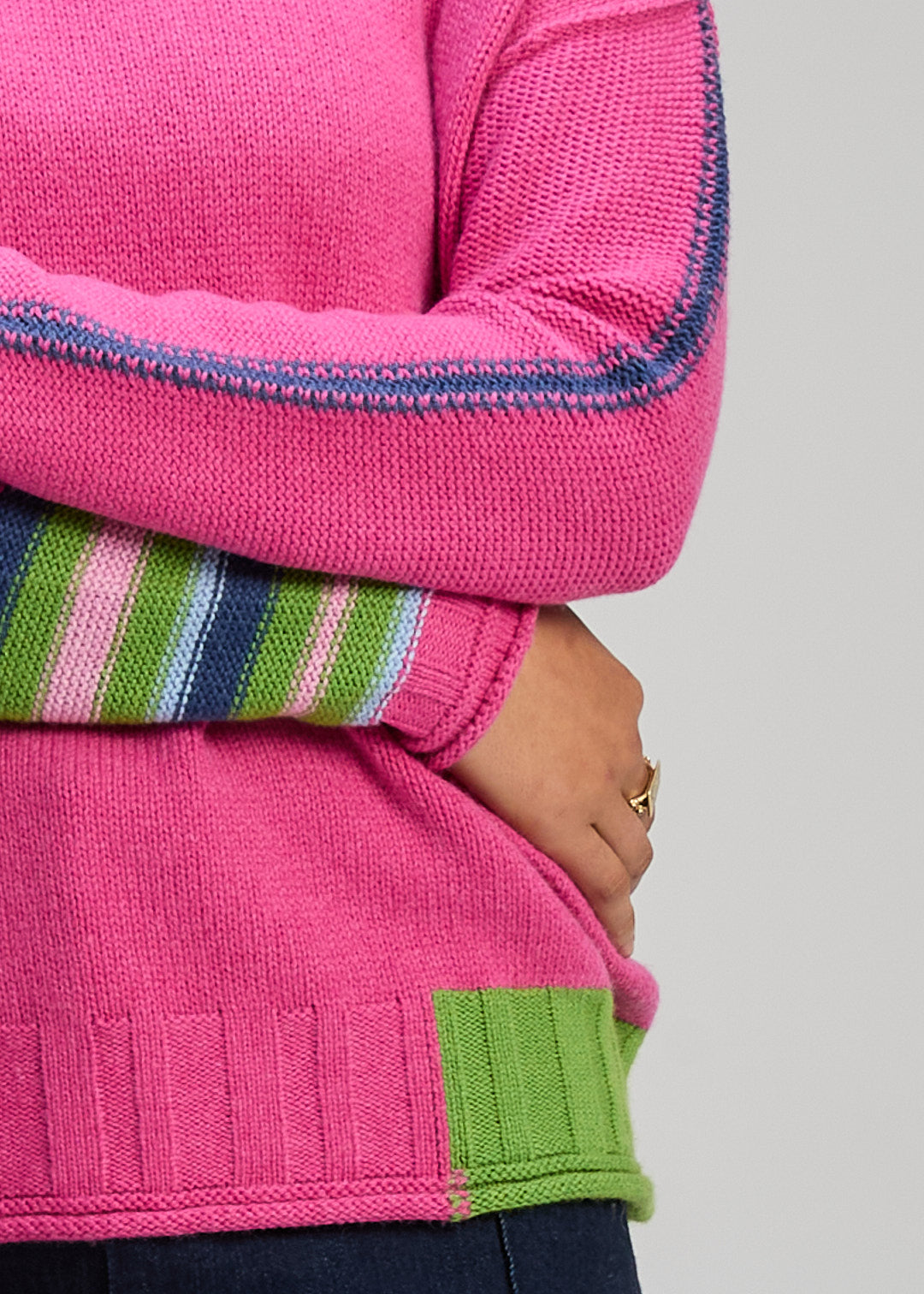 Zaket & Plover - Styled Edges Jumper - Amaranth - ZP8103