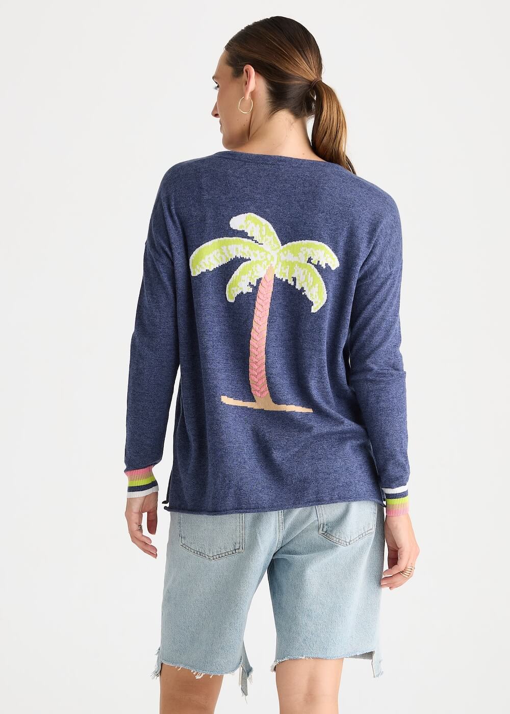Zaket & Plover - Island Tie Top - Denim (ZP8805)
