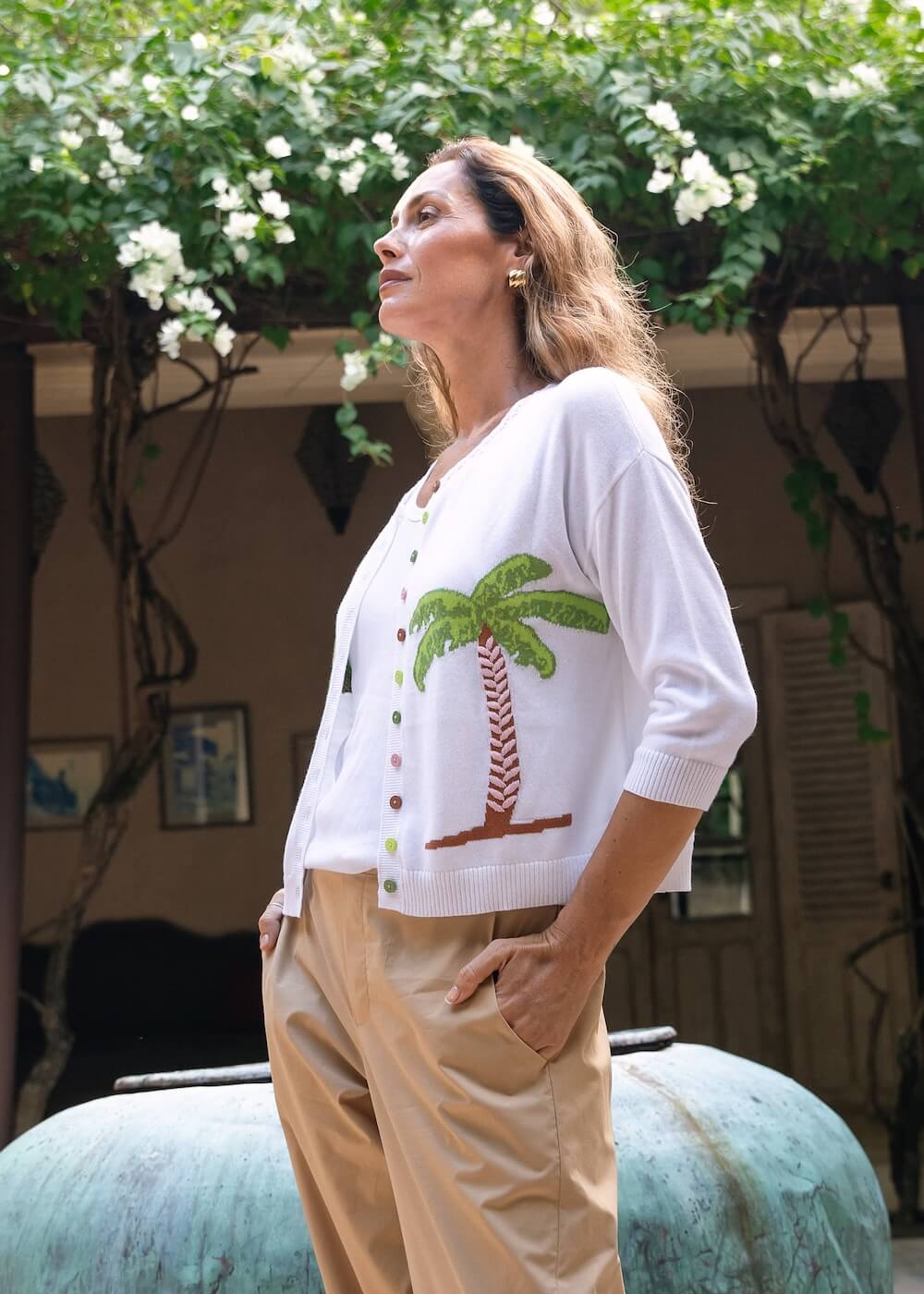 Zaket & Plover - Island Cardi - White (ZP8815)