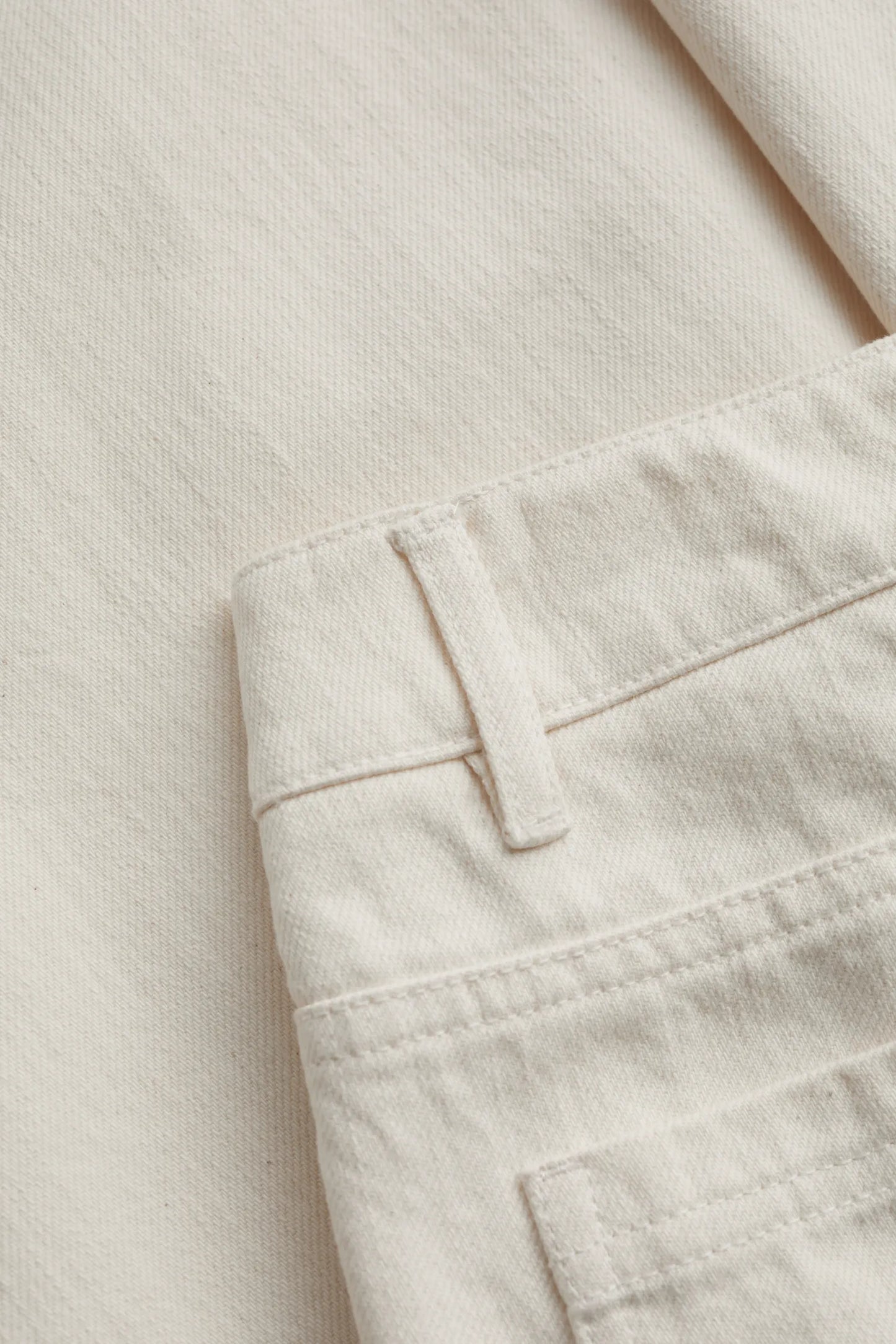 Seasalt Barnes Crops - Ecru Twill Slub
