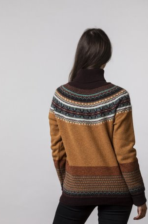 Eribe Alpine Roll Collar Sweater Goldfinch