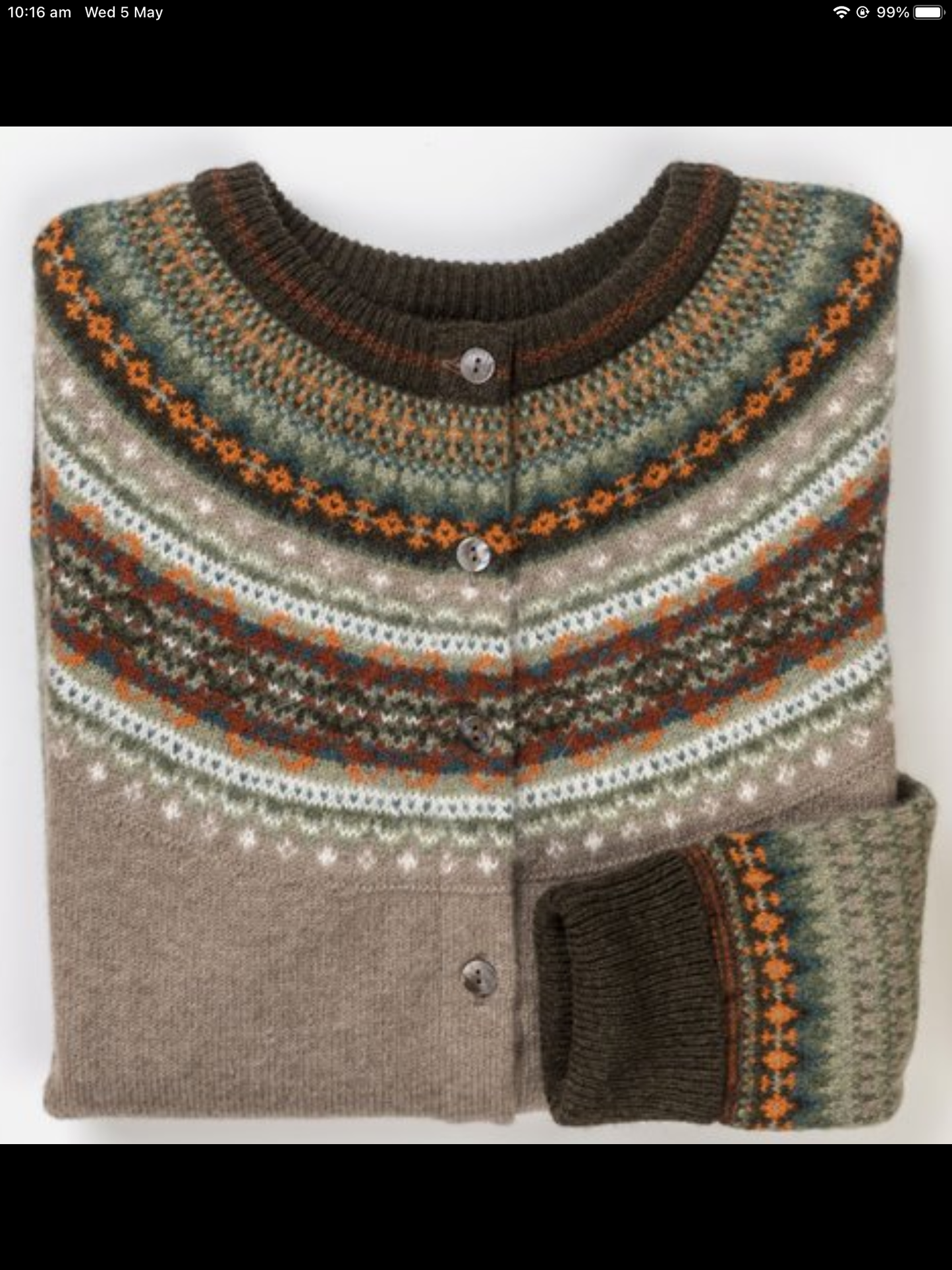 Eribe Alpine Cardigan Birch