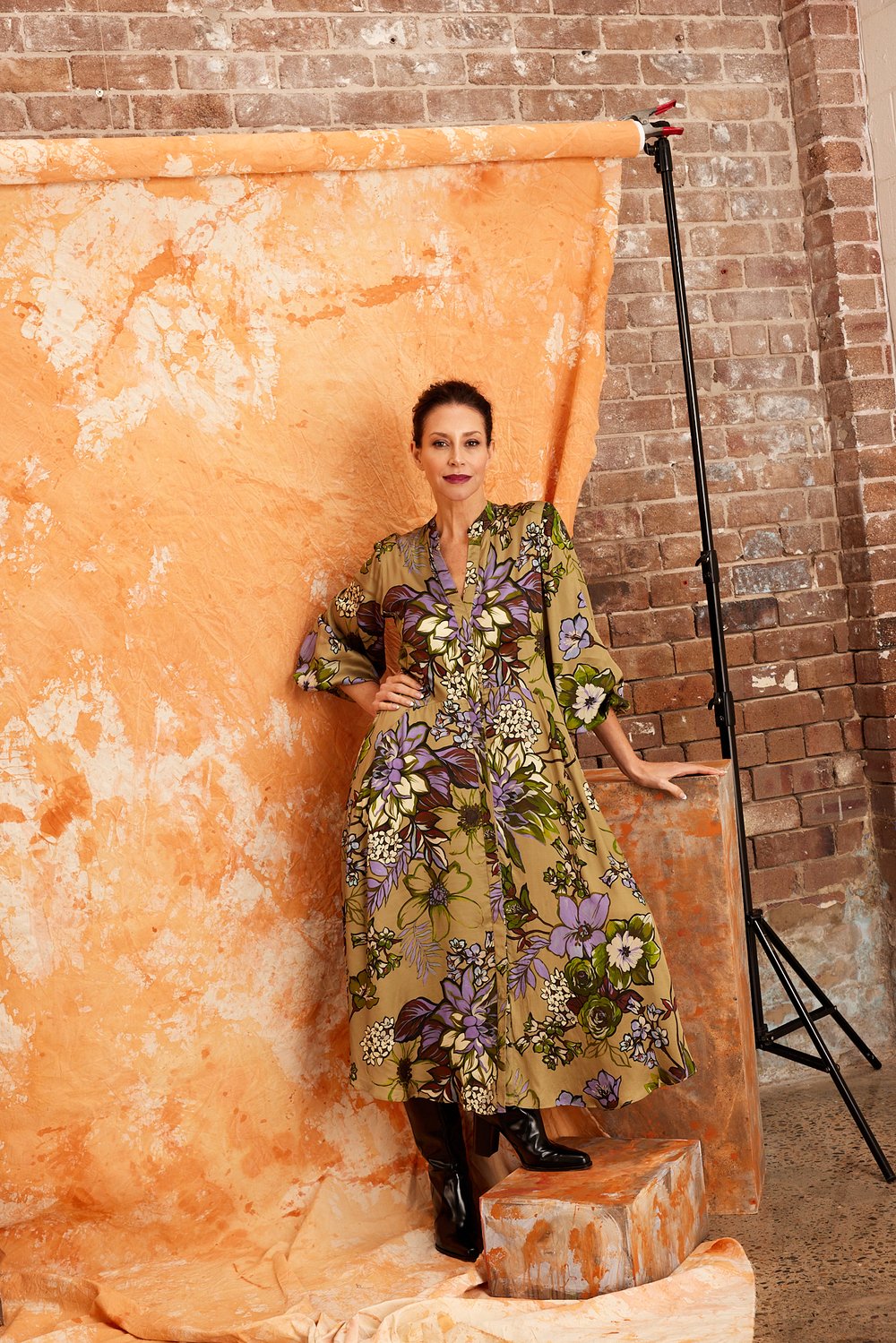 Kamare Tangiers Dress - Violet Cascade