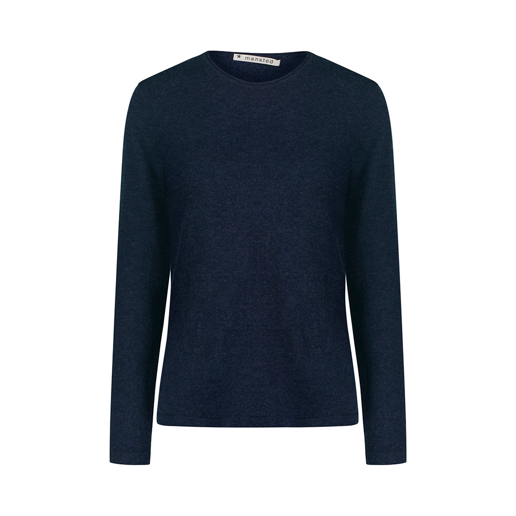 Mansted Nia Crew Sweater - Soft Blue