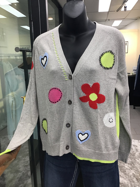 Zaket & Plover Happy Cardi Marl ZP7136