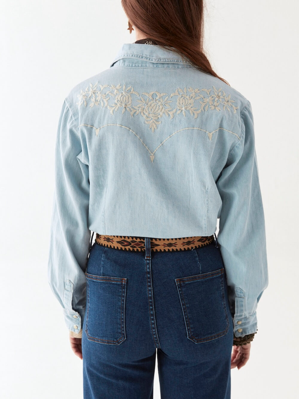 Maison Hotel - Austin Blouse - Mustang Blue