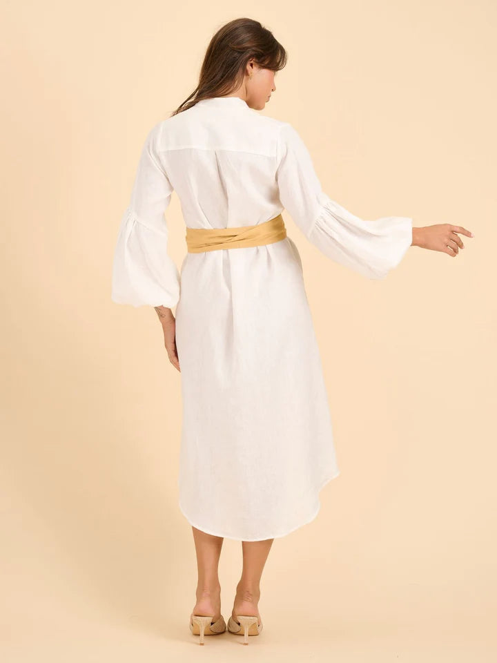 State of Embrace Bell Shirt Dress Ivory