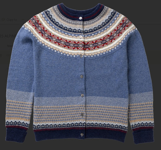 Eribe Alpine Cardigan Blue Morning C3735