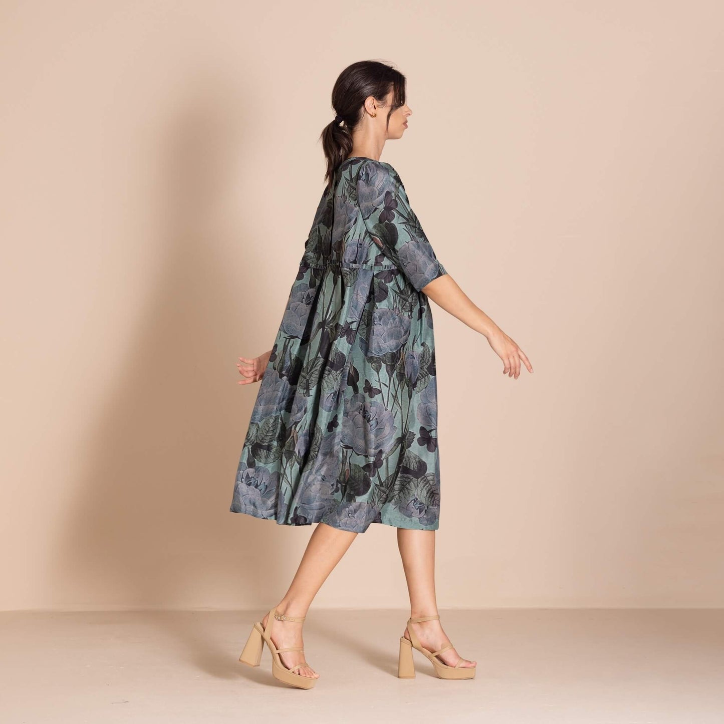 Megan Salmon - Butterfly Molly Dress