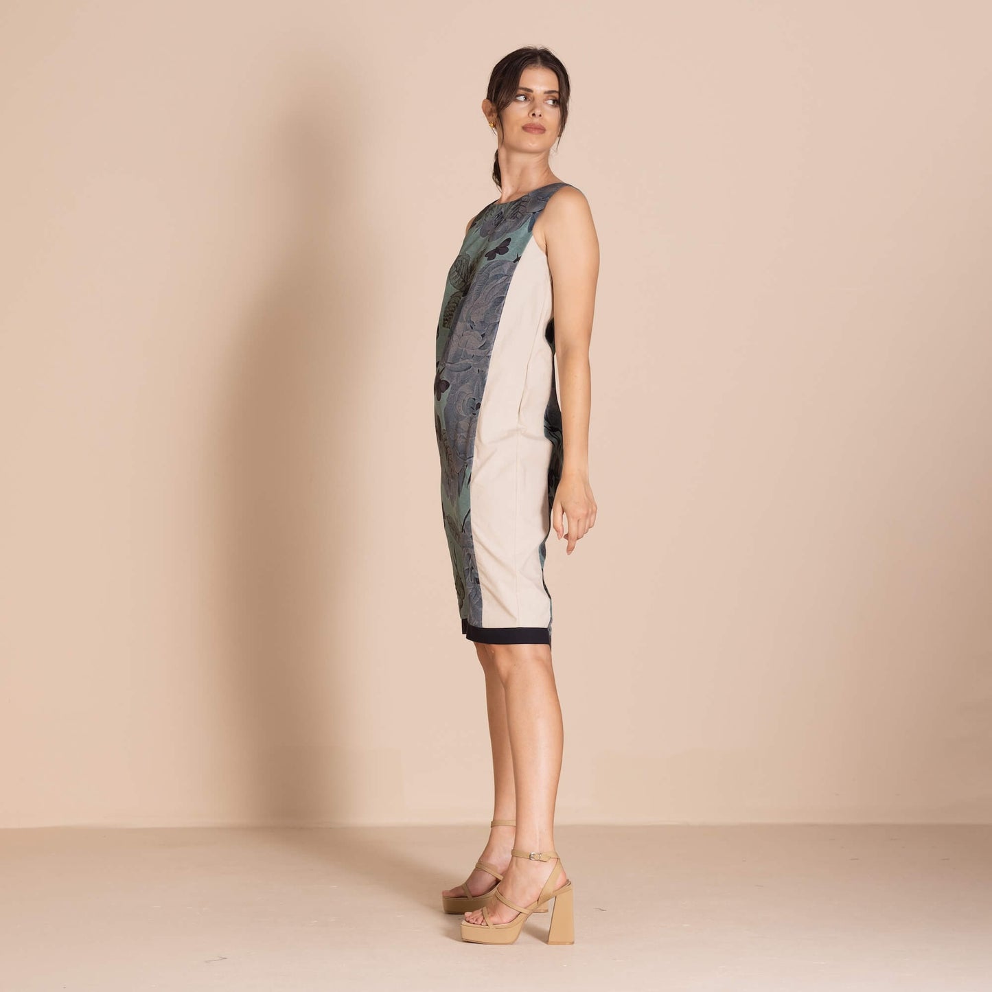 Megan Salmon - Butterfly Panel Shift Dress