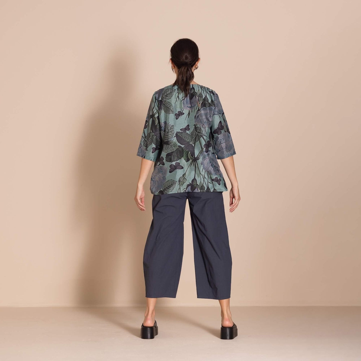 Megan Salmon - Butterfly Tee Top