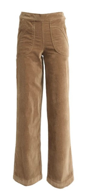 Peggy Pants Long Cafe Velvet Olga De Polga