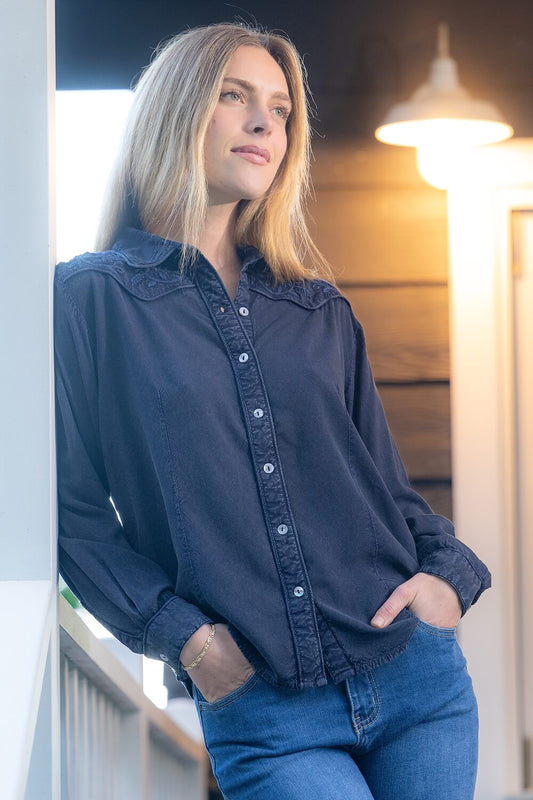 Cienna - Jessie Shirt - Navy