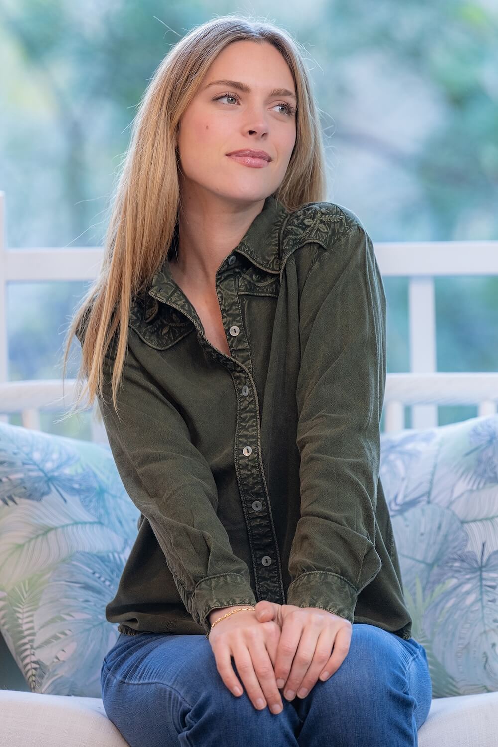 Cienna - Jessie Shirt - Olive Green