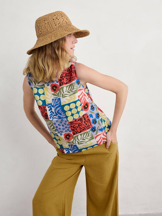 Seasalt - Colour Study Top	- Headland Patchwork Mix