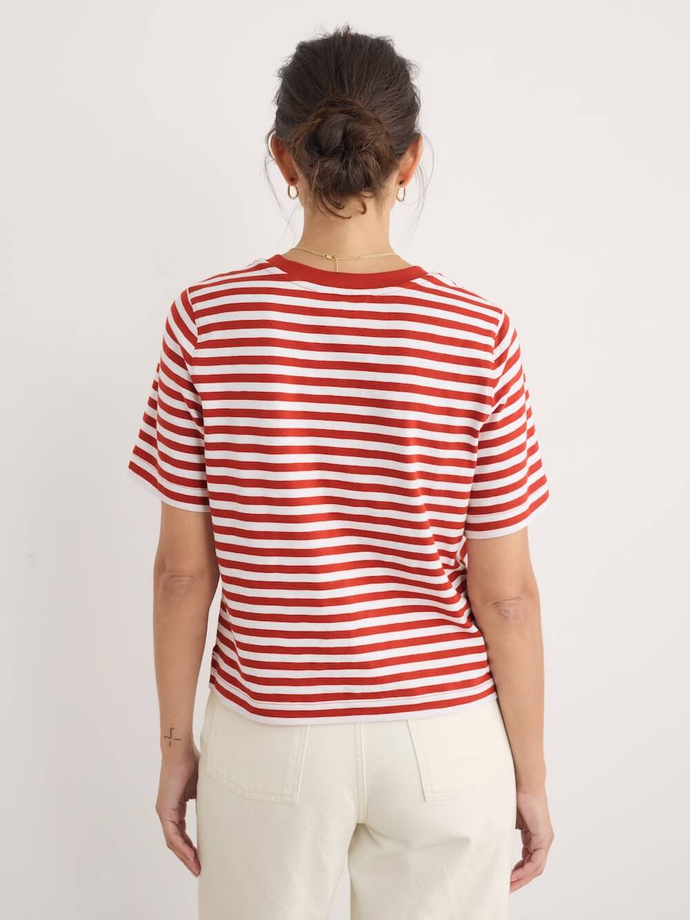 Seasalt - Copseland T-Shirt - Mini Cornish Chalk Dark Cinnamon