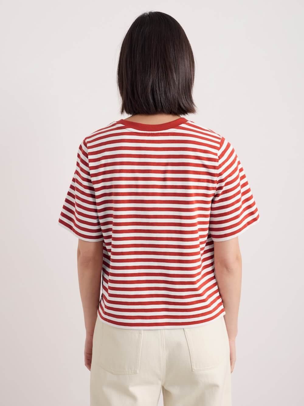 Seasalt - Copseland T-Shirt - Mini Cornish Chalk Dark Cinnamon