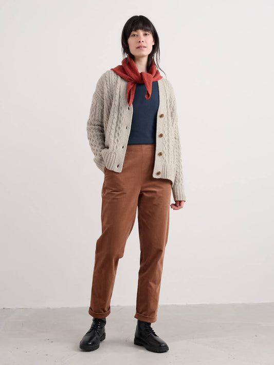 Seasalt - Crackington Trousers - Dark Flax