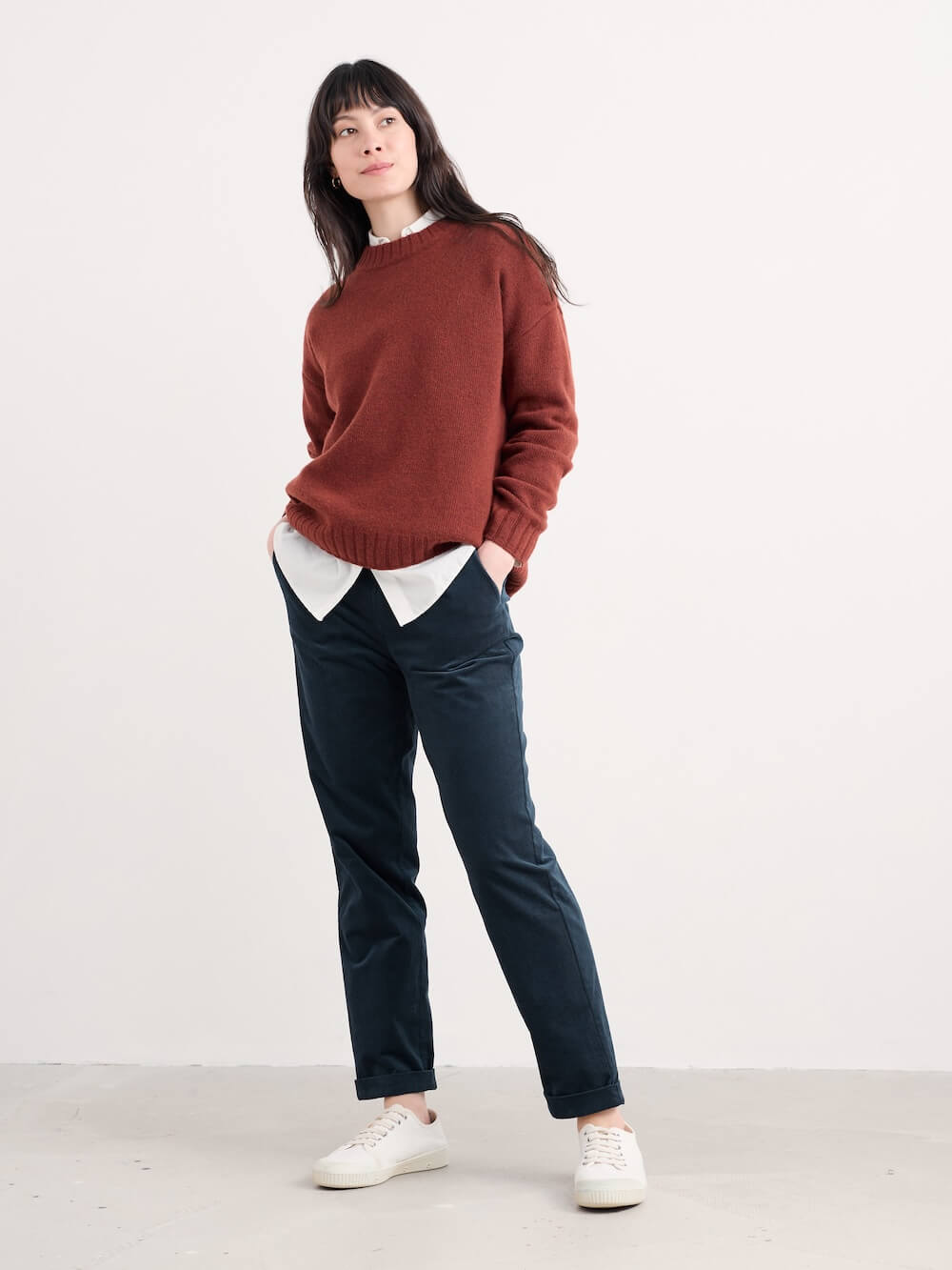 Seasalt - Crackington Trousers - Maritime