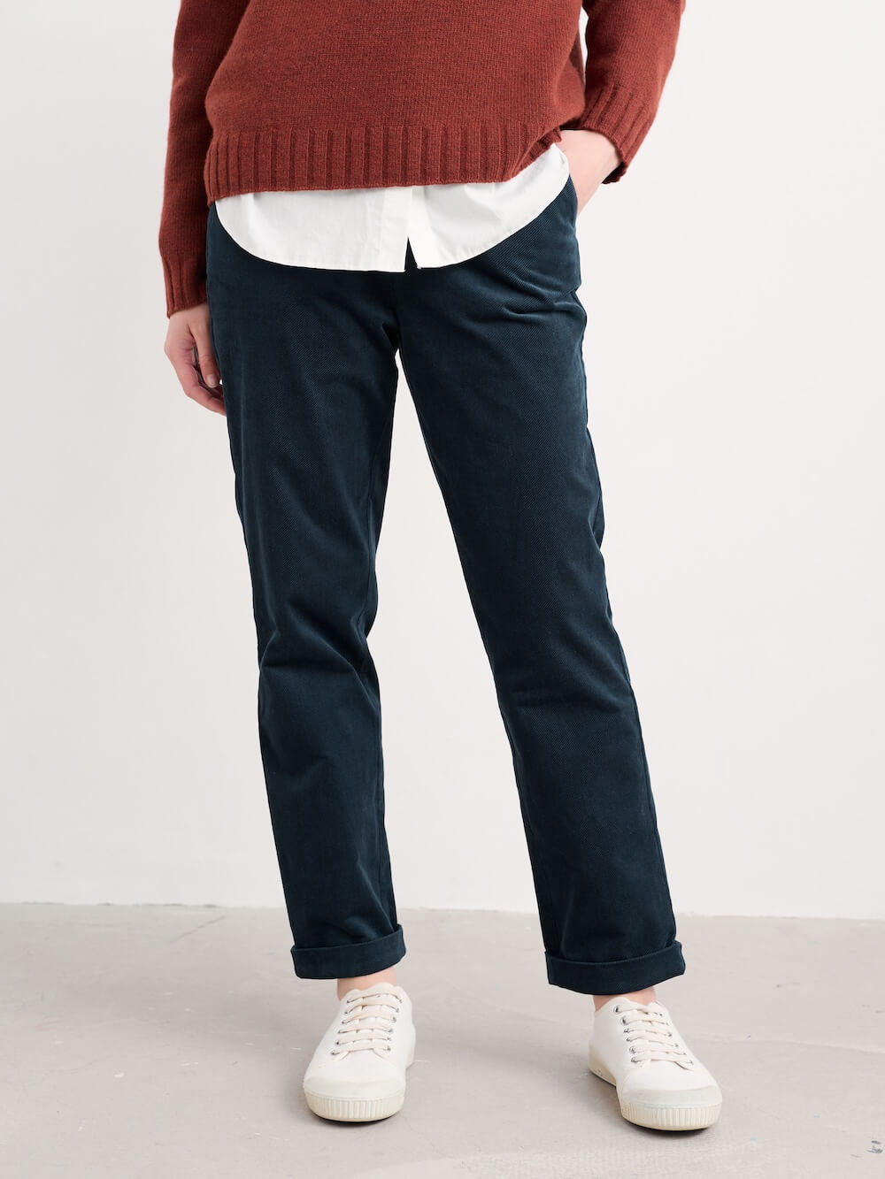 Seasalt - Crackington Trousers - Maritime