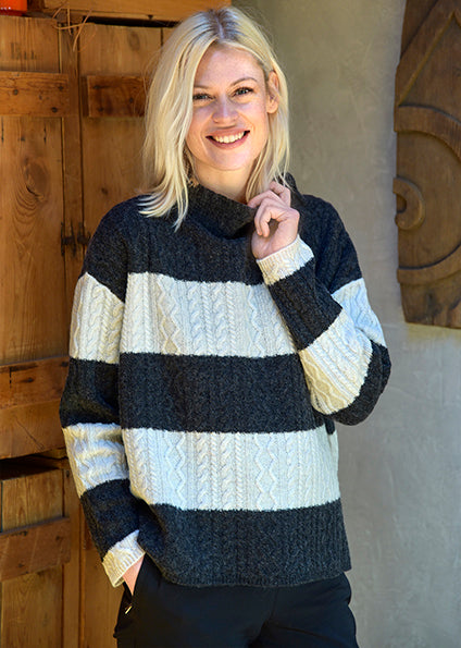 N.O.K by Charlotte Mansted Daikon Sweater - Dark Charcoal